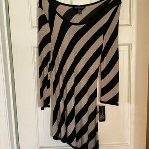 INC striped dress